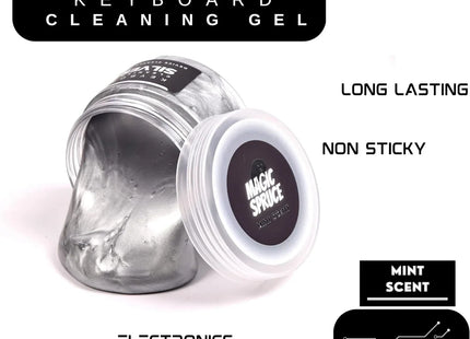 Brighten Car Interior & Keyboard with Magic Spruce Silver Cleaning Gel - 120g