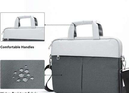 Waterproof 14-Inch Laptop Bag with Adjustable Strap for MacBook Pro and Surface