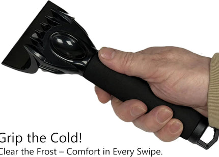 Car Ice Scraper 2 In 1 Premium Head For Clearing Ice & Snow A Winter Essential