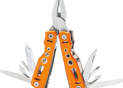 Milestone Compact Multi Function Camping Tool - Orange, 6.8 x 3.1 x 1.4 cm
