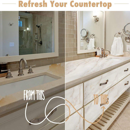 Marble Self Adhesive Sticky Paper 90x200cm Waterproof Vinyl Film Countertop