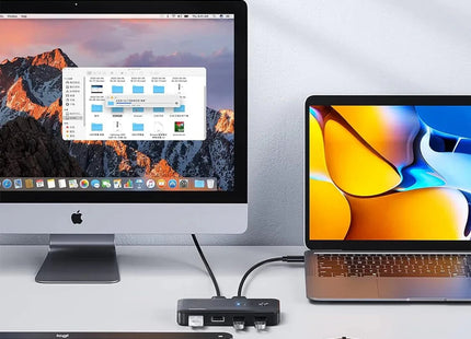 KVM USB 3.0 Switcher for 2 PCs to Share USB Devices 5Gbps High Speed 2 In 4 Out