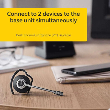 Jabra Engage 65 Convertible DECT Wireless Headset Noise Cancelling 13 Hr Battery