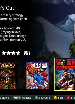 The A500 Mini Amiga 25 classic Games