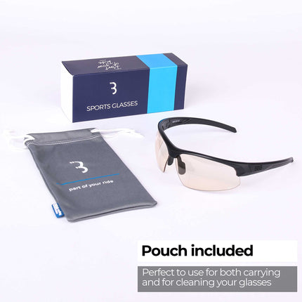 BBB Cycling Photochromic Cycling Glasses Bifocal Sunglasses Mountain And Road Bike Photochromic Sunglasses For Far-Sighted Riders Impress Reader