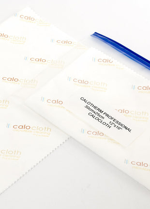 2 x Calotherm MF1210 Calocloth Pro Microfibre Optical Lens Cleaning Cloth - Medium 12"x10",White