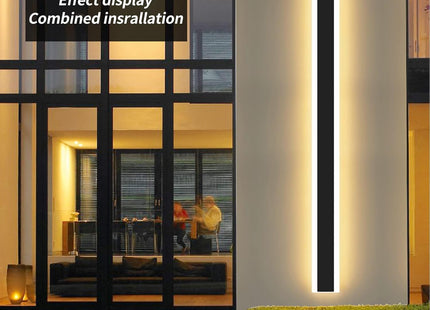 Outdoor Wall Light 120CM 42W LED Warm White 3000K for Garden Balcony Mikeru