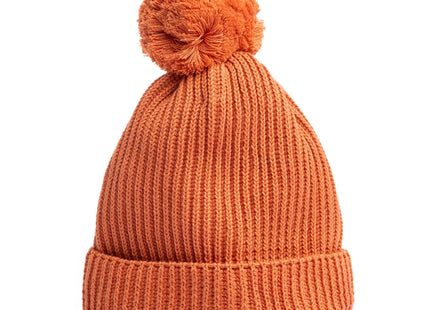 HelloBaby Pom-Pom Knitted Baby Beanie (One Size)
