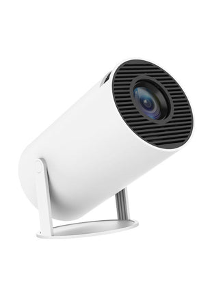 4K Portable Mini Projector - 180° Auto-Focus Home Cinema Projector with HD 1080P Support | Compact Smart Video Projector