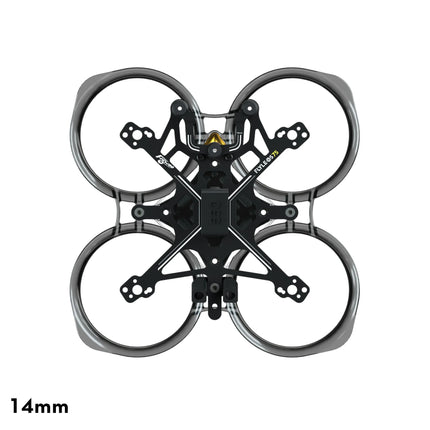 FlyLens 75 Frame kit for Analog\ Wasp\ Walksnail \ HDZero - Clear Black