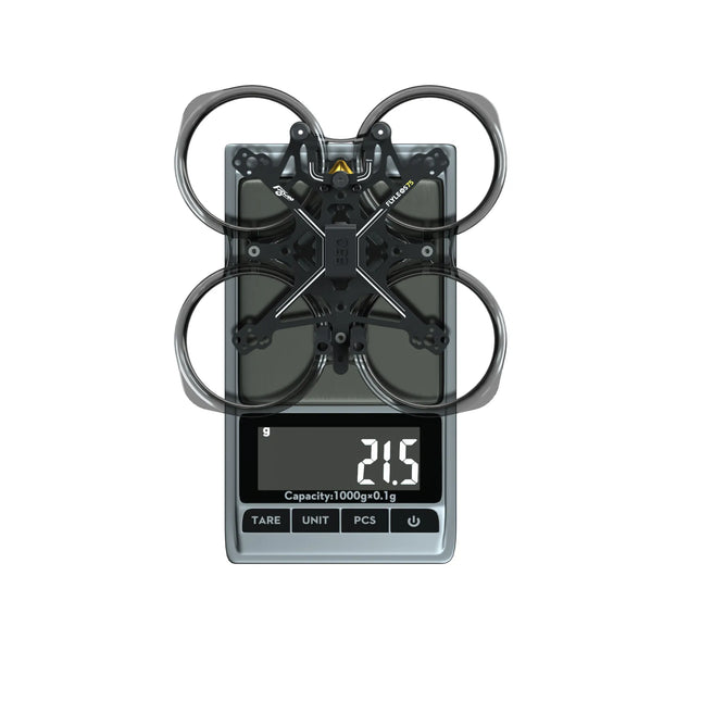 FlyLens 75 Frame kit for Analog\ Wasp\ Walksnail \ HDZero - Clear Black
