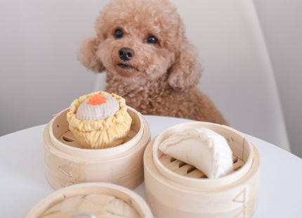 Dim Sum Pop enrichment dog toy
