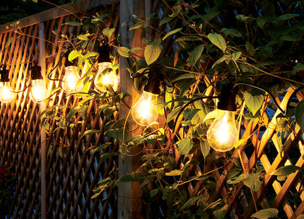 4lite Antheia Solar IP44 Festoon Outdoor String Lights - 5m