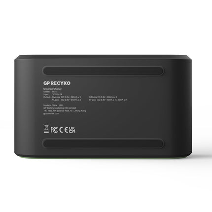 GP Recyko B631 USB Universal Battery Charger for AA, AAA, C, D & 9V