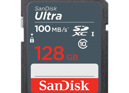 SanDisk 128GB Ultra SDXC Class 10 UHS-I Card 100MB/s