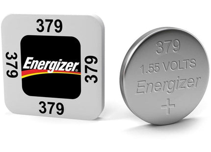 Energizer SR63 S56 379 1.55V Silver Oxide Coin Cell Battery