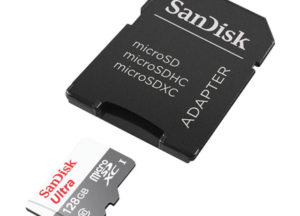 SanDisk 128GB Ultra MicroSDXC Card Class 10 100MB/s with SD Adapter