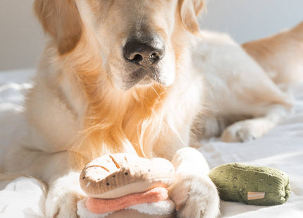 Bagel + Pickle enrichment dog toy