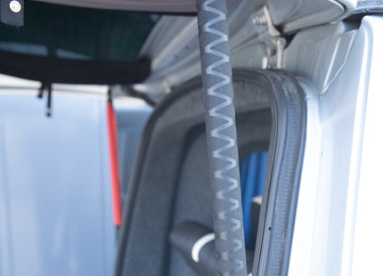 For VW T5/T5.1 Tailgate Elevation Roof Gas Strut Styling Cover Kit (Cross Pattern) |  Van-X