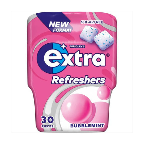 6 x Wrigley's Extra Bottle Refreshers Bubblemint 30Pc