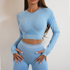 Aqua / L / Long Sleeve