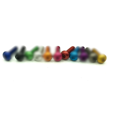 10pc M3x5 7075 Aluminium Button Head Bolts – Hex Socket, Full Thread