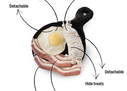 Breakfast Set enrichment dog toy
