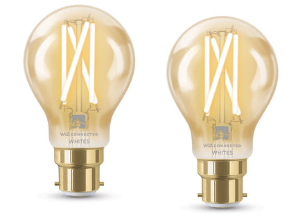 4lite WiZ Connected A60 Filament Amber WiFi LED Smart Bulb