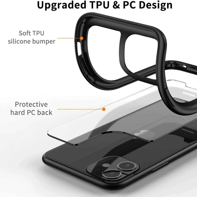 iPhone Case - Ultra Clear Hard Back Scratch-Resistant Hard Case for 11 Pro
