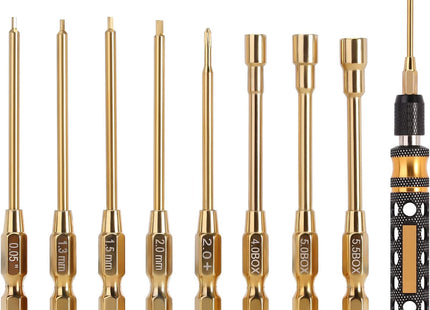 8-in-1 Screwdriver Kit - Hex Driver | Hex Nut Driver | Phillips Screwdriver