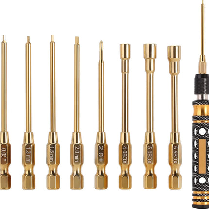 8-in-1 Screwdriver Kit - Hex Driver | Hex Nut Driver | Phillips Screwdriver