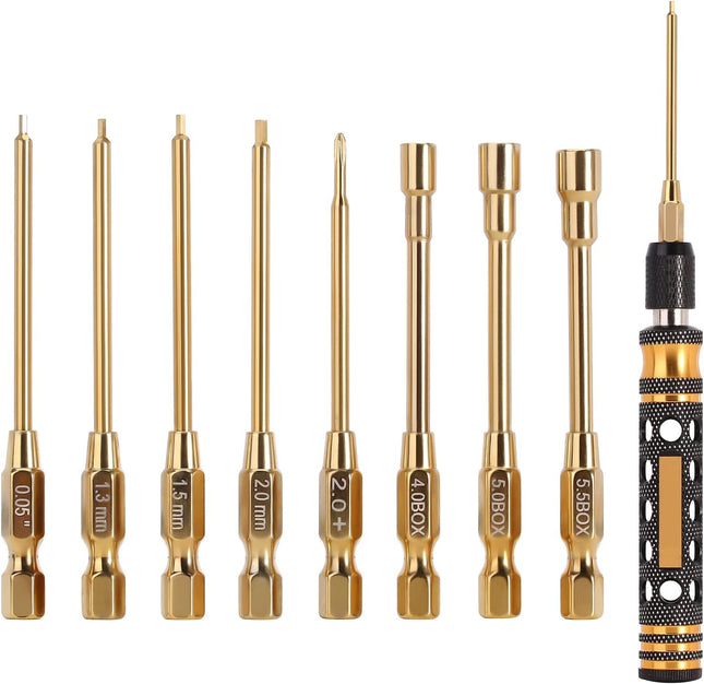 8-in-1 Screwdriver Kit - Hex Driver | Hex Nut Driver | Phillips Screwdriver
