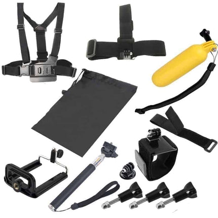 PULUZ 8 in 1 Chest Belt + Wrist Belt + Head Strap + Floating Bobber Mo
