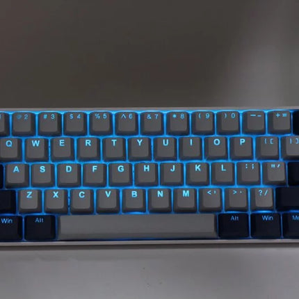 Tai-Hao PBT Double-Shot OEM Keycaps - Cool Gray & Navy Blue
