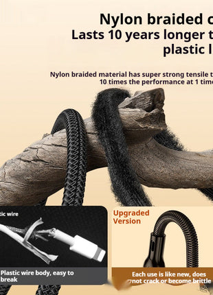 240W Super Fast Charge Suit Three-in-one Three-in-one Data Cable