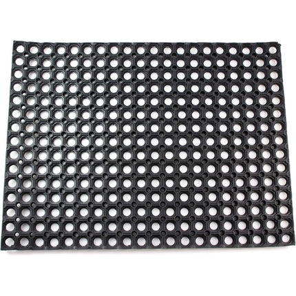 Ultralux Large Heavy Duty Rubber Floor Mat, Anti-Slip, 150x100cm, Drainage