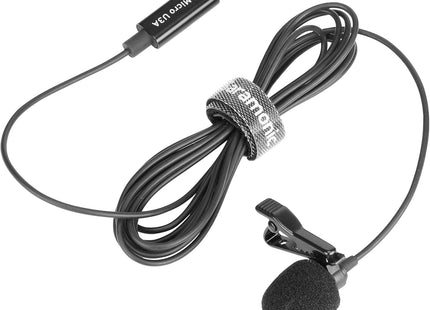 Saramonic Lavalier U3A Microphone USB-C for Mobile Devices and PCs Inc 2m Cable