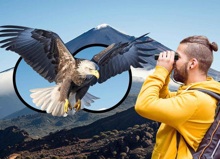 Uscamel Compact 8x21 Binoculars with BAK4 Prism for Bird Watching Outdoor Use