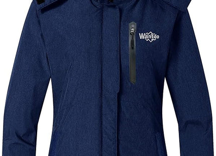 Womens Jacket Hooded Waterproof Winter Ski Snowboarding Size L Wantdo