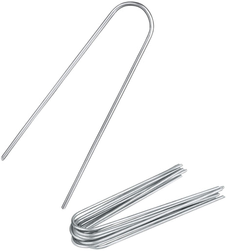 200x Anti-ROST Ground Anchor - Round Head | Ground Nails | Galvanised Steel Ground Anchor for Fixing Weed Cloth | Garden Cloth | Weed Film | Fence &