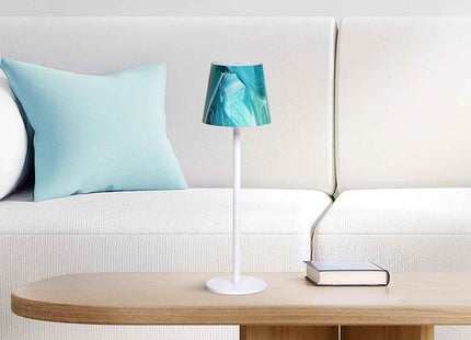 Cordless LED Table Lamp Rechargeable Light IP54 Touch Dimmable Various Colours