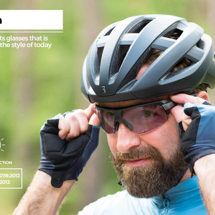 BBB Cycling Photochromic Cycling Glasses I Bifocal Sunglasses Mountain And Road Bike I Lightweight Photochromic Sunglasses With UV Protection I