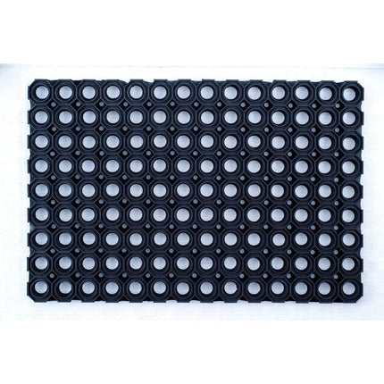 Ultralux Large Heavy Duty Rubber Floor Mat, Anti-Slip, 150x100cm, Drainage