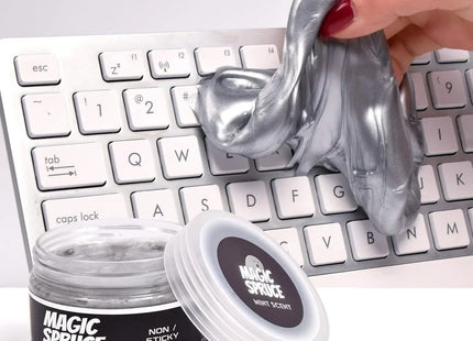 Brighten Car Interior & Keyboard with Magic Spruce Silver Cleaning Gel - 120g