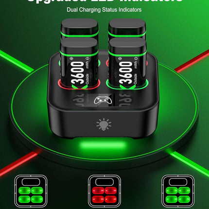 Xbox One/Series X|S Controller Rechargeable Battery Pack 6x3600mWh High Capacity