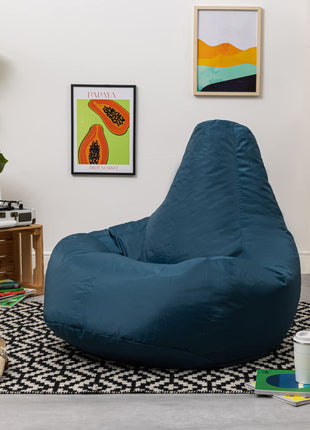 Bean Bag Bazaar Recliner Gaming Bean Bag Chair, Teal Green, Indoor Outdoor Water Resistant Fabric, Large Beanbag with Filling Included, Gaming Chair,