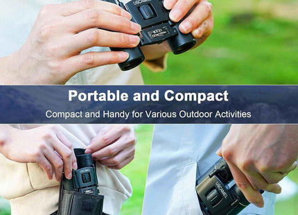 Uscamel Compact 8x21 Binoculars with BAK4 Prism for Bird Watching Outdoor Use
