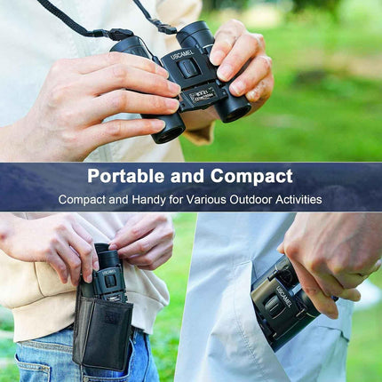 Binoculars 8×21 Compact BAK4 Prism Easy Focus for Bird Watching Outdoor Use