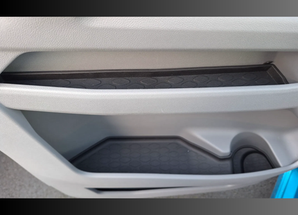 For New Ford Transit Custom 2024-2026 Rubber Door Pocket Inserts | Non-Slip Storage Mats | Van-X