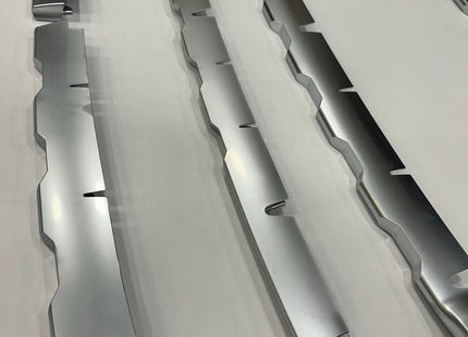 For Ford Transit Custom 2012–2018 Matte Chrome Front Grille Trim Set | 7 Piece Upgrade | Van-X